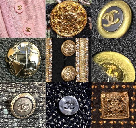 fake chanel type button up|chanel button meaning.